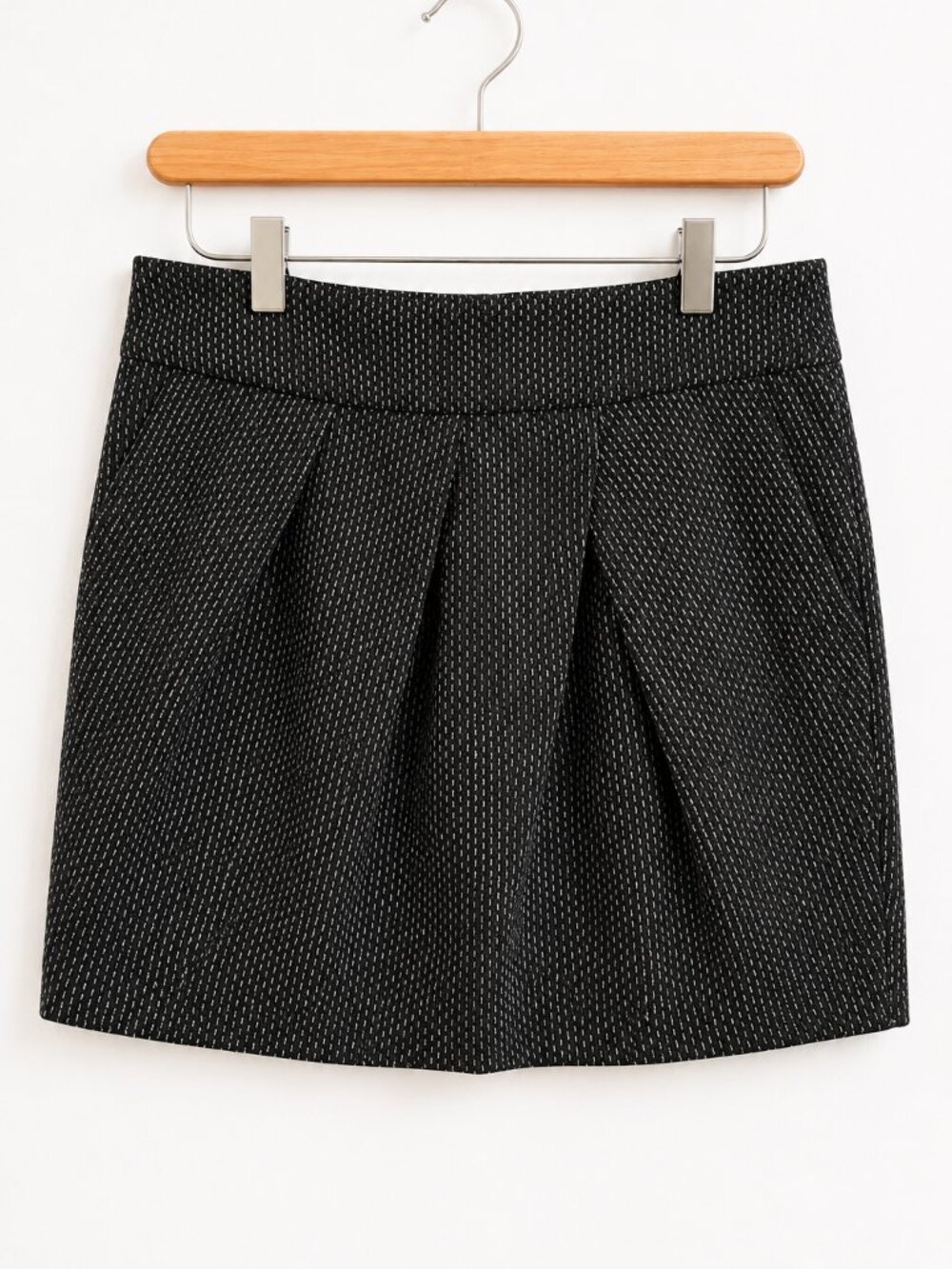 Brooklyn Industries Wool Geometric Mini Skirt